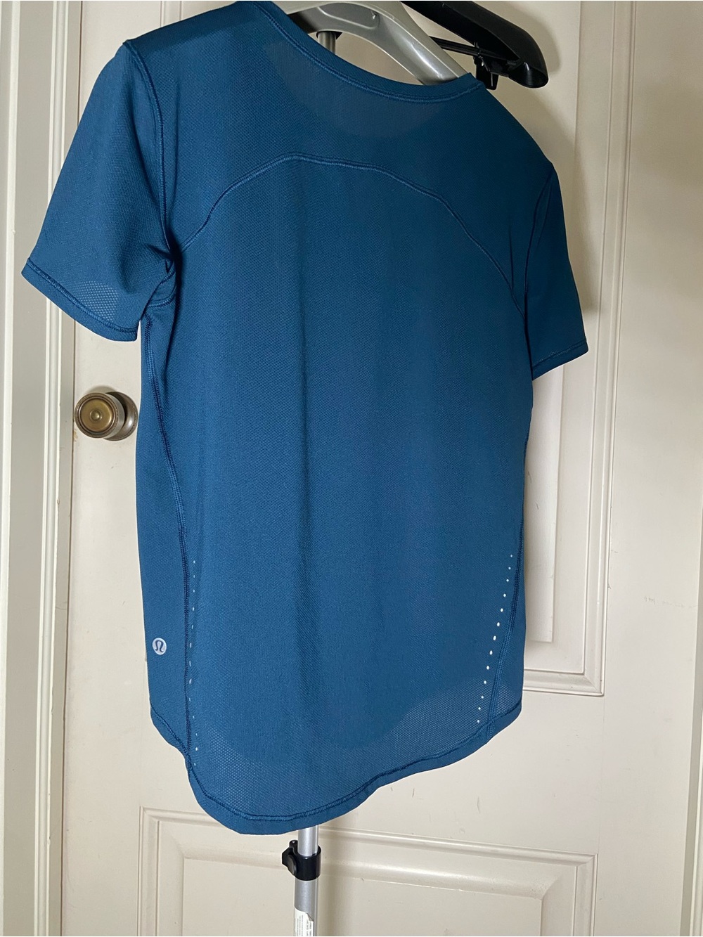 lululemon Short Sleeve Athletic Top — Teal Blue